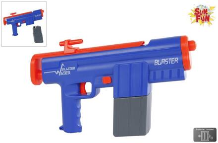 waterpistool elektrisch 34,5cm blauw