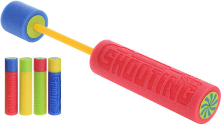 Waterpistool van foam - 4x - 32 cm - buiten water speelgoed - spuit