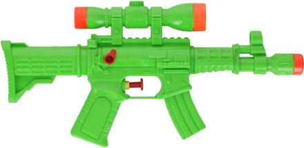 Waterpistool/waterpistolen groen 29 cm - Waterpistolen