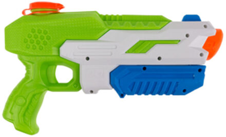 Waterpistool/waterpistolen groen 30 cm - Waterpistolen