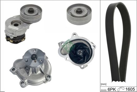 Waterpomp + Multi V-riemset 529033030