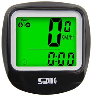 Waterproof Bicycle Odometer Cycle Computer Multi-Function LCD Back-Light Display Bike Computer Speedometer Wireless