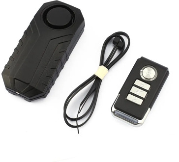 Waterproof Bike Motorcycle Electric Bicycle Security Anti Lost Wireless Remote Control Vibration Detector Alarm