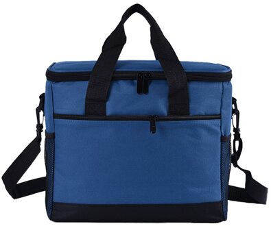 Waterproof Camping Picnic Bags Insulated Lunch Bag Leakproof Thermal Lunch Box Cooler Tote Food Container Blauw