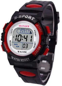 Waterproof Children Boys Digital LED Sports Watch Kids Alarm Date Watch Gift Watches Alarm Clock Chron Watch Reloj Hombre