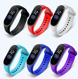 Waterproof Children Boys Girls Digital LED Quartz Alarm Date Sports Wrist Watch New Arrival Freeshipping Hot Sales Sport Watches