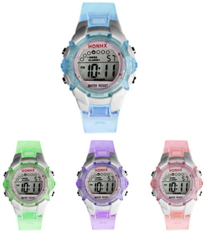 Waterproof Children Girls Digital LED Quartz Alarm Date Sports Wrist Watch Dress watch gifts for Children kids clock sport watch