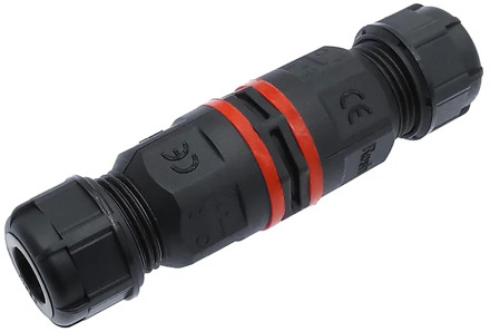 Waterproof connector IP68 I Shape 2 pin 3pin 4pin 250V 30A Cable Wire Gland Sleeve connector quick connect waterproof connector