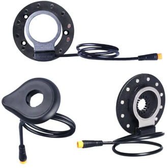 Waterproof Electric Bicycle Pedal Assist Sensor E bike Double Hall 12 Magnet Left/Right Side PAS System DIY eBike Modified Parts