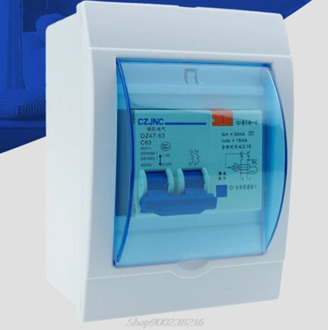 Waterproof Electrical Distribution Box Home Switch Protective Case for 2-3/3-4 Ways Wall Mounted Circuit Breaker Au04 20