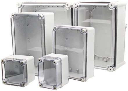 Waterproof junction box IP67 outdoor electrical box transparent cover ABS plastic sealed box waterproof box instrument box