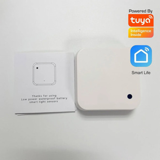 Waterproof light sensor 2.4G WIFI wireless brightness detector Tuya intelligent Smart life interlink control