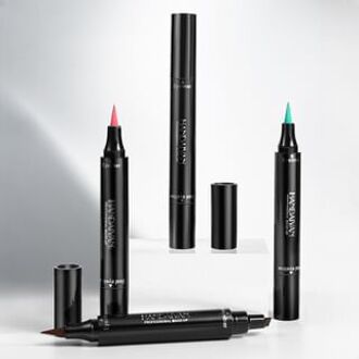 Waterproof Long Lasting Double-Ended Seal & Liquid Eyeliner - 7 Colors Black - 3.5g