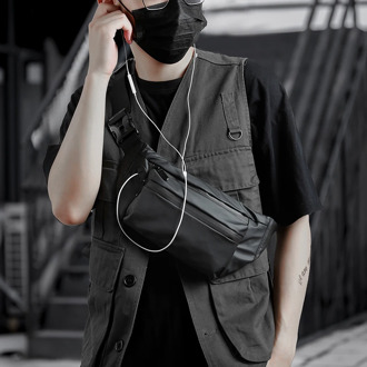 Waterproof Man Waist Bag Fashion Chest Pack Outdoor Sports Crossbody Bag Casual Travel Male Bum Belt Bag