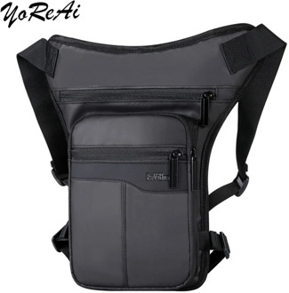 Waterproof Nylon Drop Leg bag For Men Thigh Hip Bum Beltleg Fanny Pack Waist Travel Riding Motorcycle Crossbody Shoulder Bags