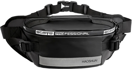 Waterproof Nylon Men Waist Bag 2020 New Fashion Unisex Fanny Pack Reflective Banana Belt Bags Casual Travel Crossbody Chest Bags