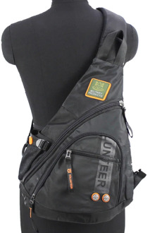 Waterproof Oxford Nylon Men Messenger One Shoulder Rucksack Cross Body Bag Book Male Knapsack Sling Chest Sling Back Pack Bags