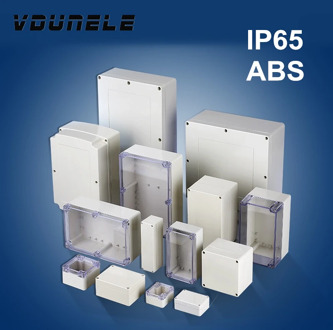 Waterproof Plastic Enclosure IP65 DIY Case Junction Box 83x58x33mm ABS Switch Box Power Supply Enclosures PCB Shell Housing