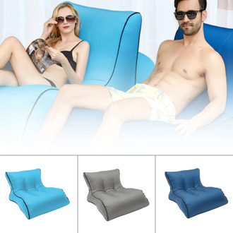 Waterproof Portable Folding Inflatable Sofa Travel Lazy Bag Sleeping Beach Sofa Outdoor Camping Pocket Chair patio furniture