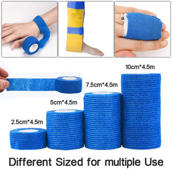 Waterproof Self-Adhesive Elastic Bandage Treatment Gauze Wrap Emergency Muscle Tape First Aid Tool for Finger Joint Knee Pet