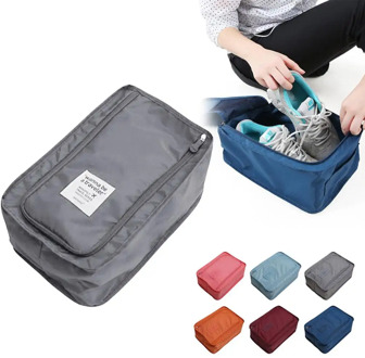 Waterproof Shoes Clothing Bag Convenient Travel Storage Bag Nylon Portable Organizer Bags Shoe Sorting Pouch Multifunction