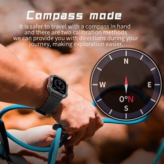 Waterproof Smart Watch Heart Rate Monitor Fitness Tracker Activity Tracker Smart Sport Watches Long Standby Time Multifunctional Health Monitoring Smart Reminder Outdoor Assistance