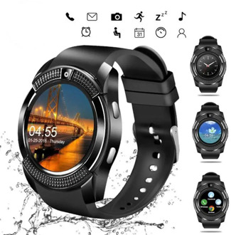 Waterproof Smart Watch Men with Camera Smartwatch Pedometer Heart Rate Monitor Sim Card Wristwatch