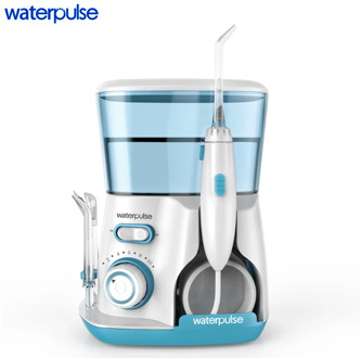 WaterPulse V300 Irrigator Oral Dental Electric Water Floss Dental Water Jet Cleaning Teeth Water Flosser With 5 Jet Tips Spa