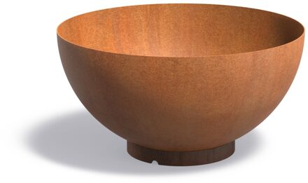 Waterschaal cortenstaal Bocca 100x50,5cm.