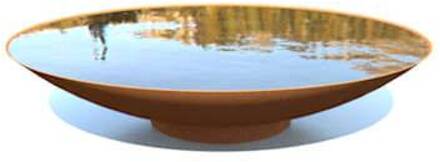Waterschaal staal 80 x 21 cm