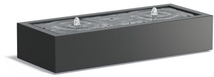 Watertafel 200 x 80 x h 40 cm aluminium
