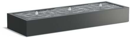 Watertafel 300 x 100 x h 40 cm aluminium