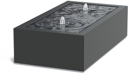 Watertafel aluminium 150x80x40 cm