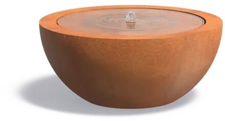 Watertafel BAYOU cortenstaal 100x43cm.