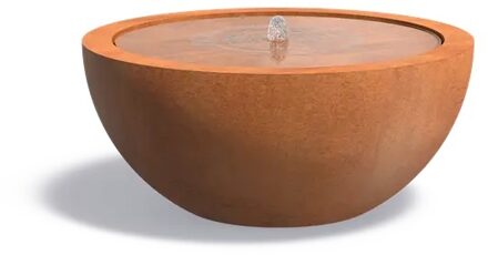 Watertafel BAYOU cortenstaal 120x53cm.