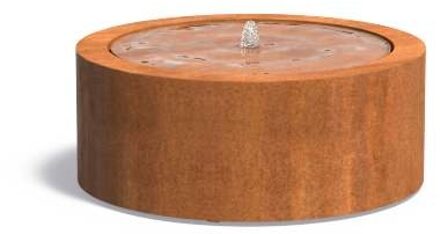 Watertafel cortenstaal 100x40 cm