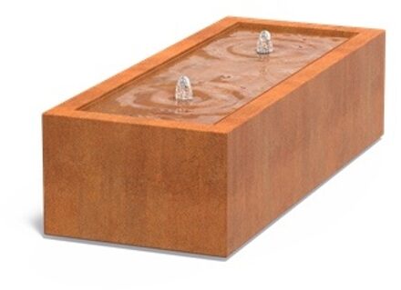 Watertafel cortenstaal 150 x 60 x 40 cm