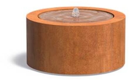 Watertafel cortenstaal 80x40 cm