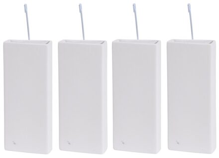 Waterverdamper radiator - 4x - wit - 20 cm - dolomiet - luchtbevochtiger