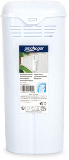 Waterverdamper radiator - wit - kunststof - 21 cm - luchtbevochtiger