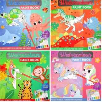 Waterverfkleurblok 20x20cm