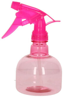 Waterverstuivers/sprayflessen roze 330 ml - Waterverstuivers