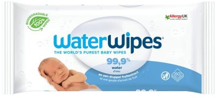 WaterWipes Billendoekjes - Gevoelige huid - 1 x 60 stuks - Plasticvrij