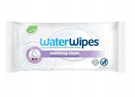 WaterWipes Soothing Clean Billendoekjes - 1 Pack - 60 doekjes