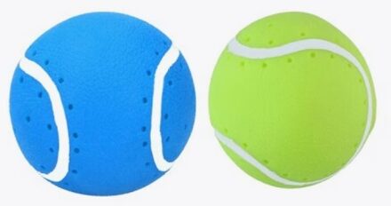 Waterzone Waterbal - Set van 2 - Groen en Blauw - Ø 9cm Groen / Blauw
