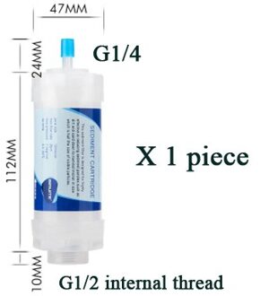 Waterzuiveraar Bidet Toiletbril Water Filter Roest Verwijderen Filter Sediment Cartridge Keuken Badkamer Kraan Filtratie Front 1 piece1