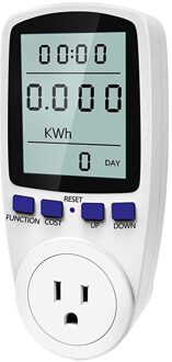 Watt Meter Power Energy Monitor Elektriciteit Gebruik Socket Apparatuur Plug 110V Elektriciteit Analyzers Monitoren Wattmeter