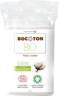 Wattenschijfjes Bocoton Organic Cotton Pads Maxi 40 st