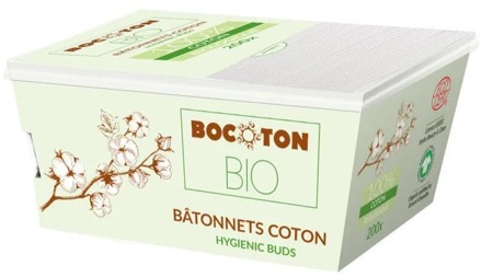 Wattenstaafjes Bocoton Organic Cotton Buds 200 st
