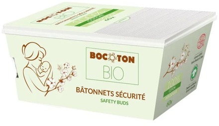 Wattenstaafjes Bocoton Organic Safety Buds 60 st
